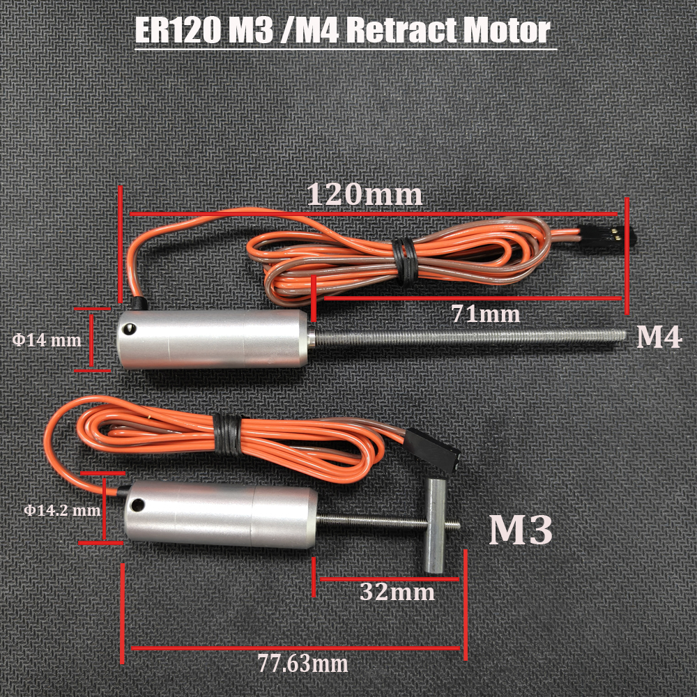 Jp Hobby-Rc - Retract Motor ER120 M4 / M3