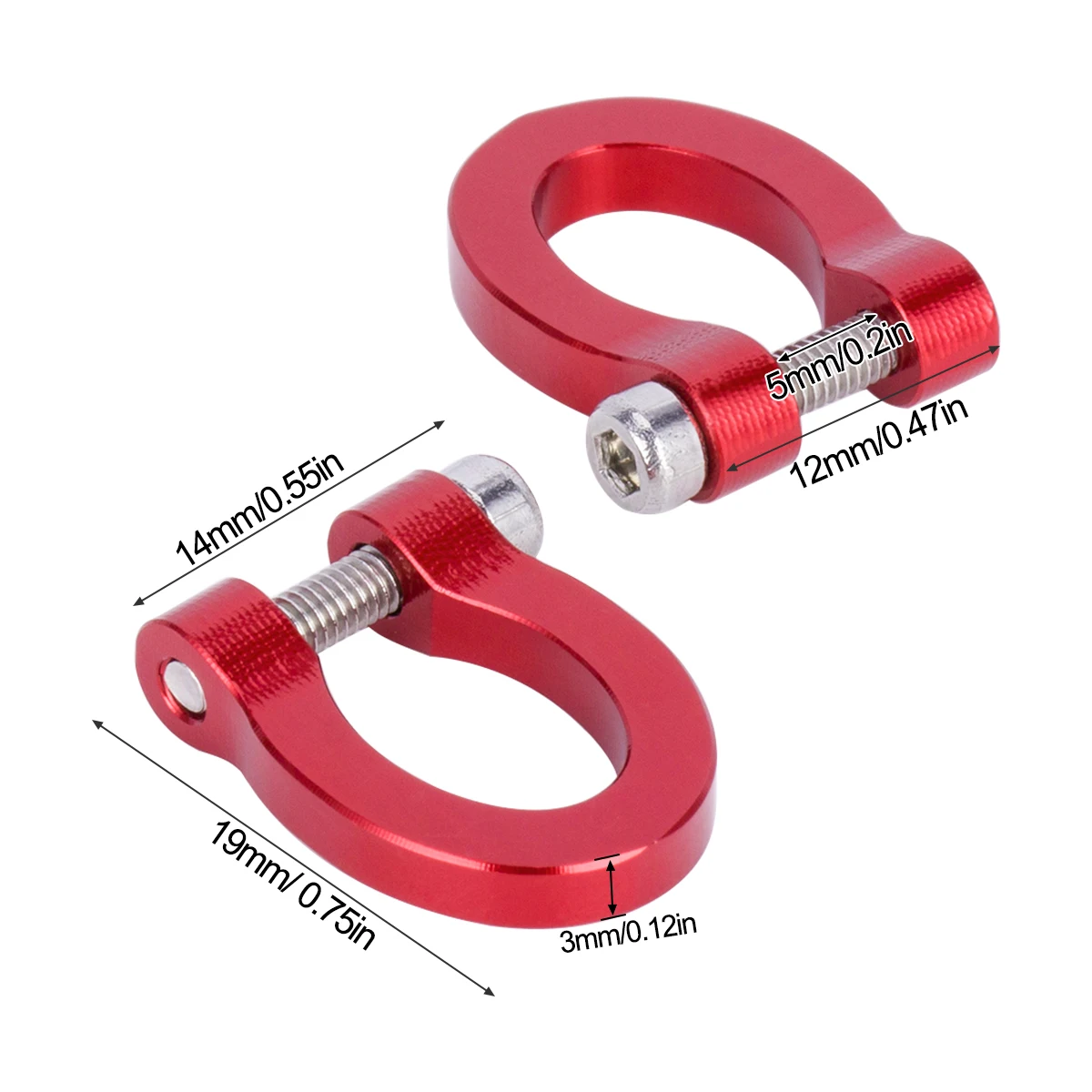 CNC Aluminum Bumper D-ring Tow - Rc Hobby Products recension och pris
