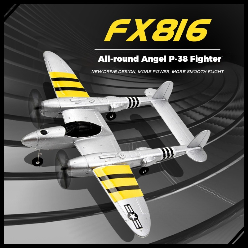 FX816 RC Airplane P38 Fighter  - Rc Glider Foam Wing recension och pris