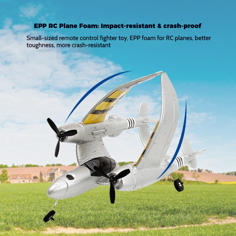 FX816 RC Airplane P38 Fighter  - Rc Glider Foam Wing recension och pris