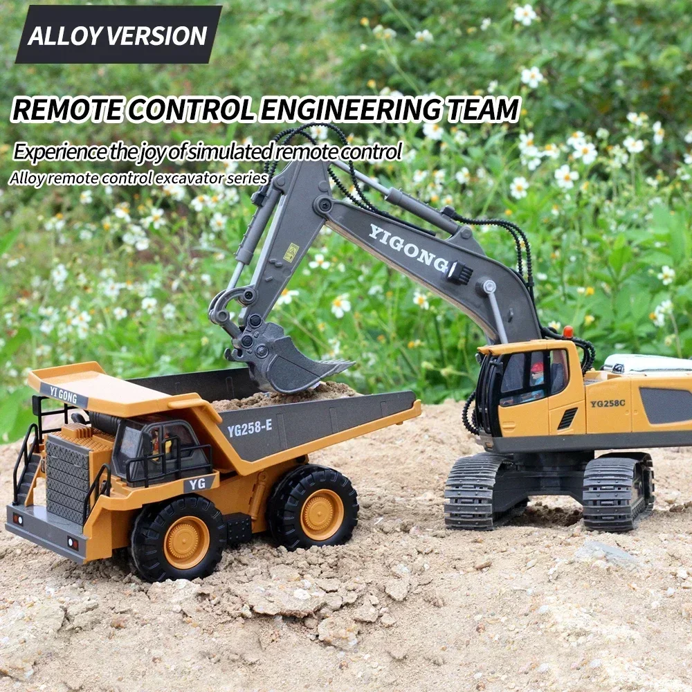 Excavator Dump Trucks 2.4G Hig - Rc Excavator Hydraulic recension och pris