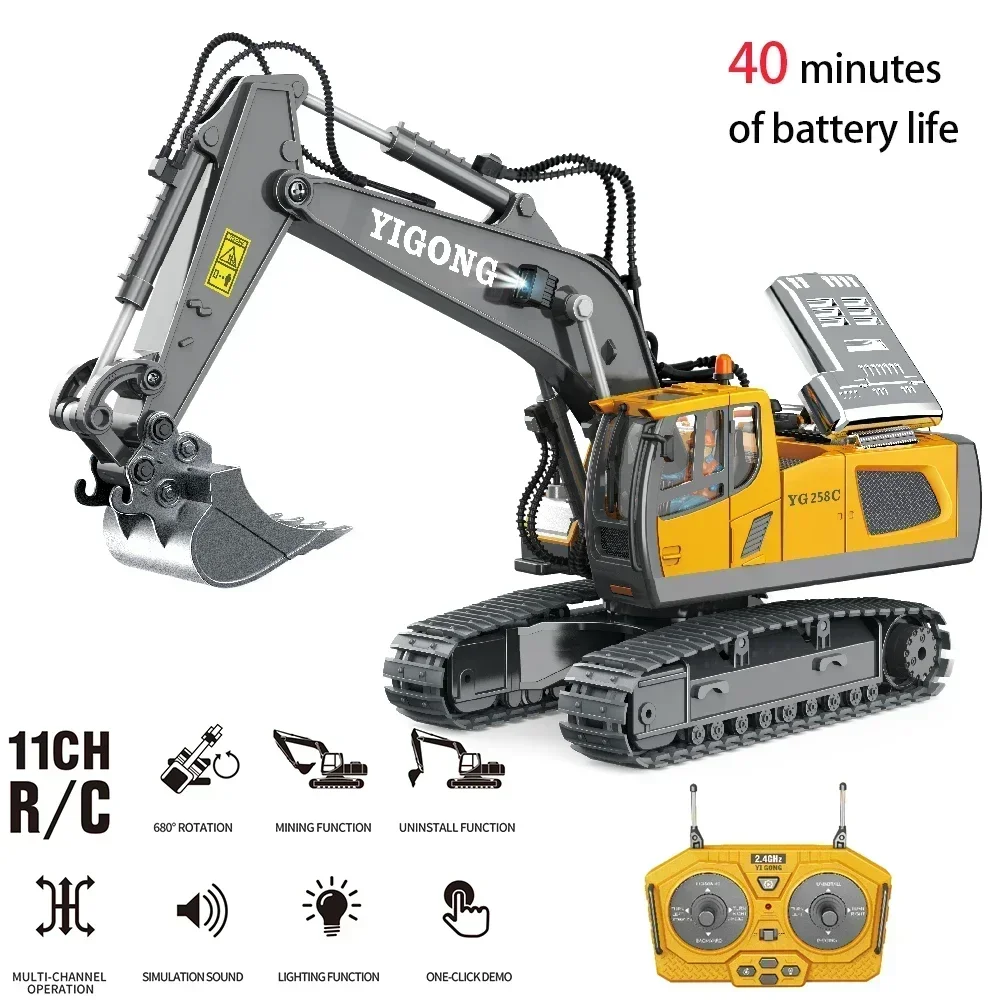 Excavator Dump Trucks 2.4G Hig - Rc Excavator Hydraulic recension och pris