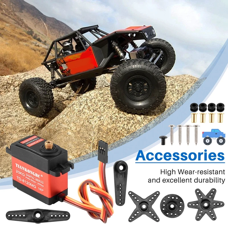 TD-8120MG Waterproof Metal Gea - Rc Hobby Products recension och pris