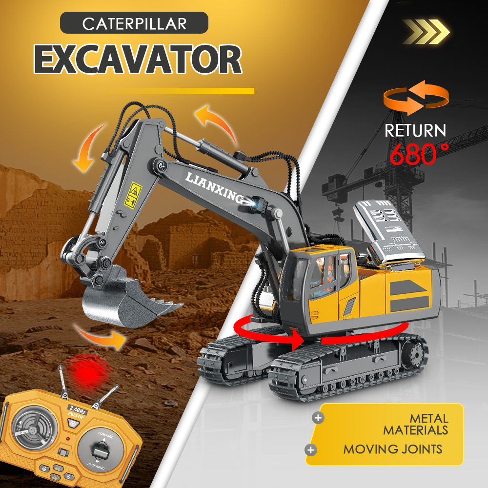 1: 20 Electric Engineering Rem - Rc Excavator Hydraulic recension och pris