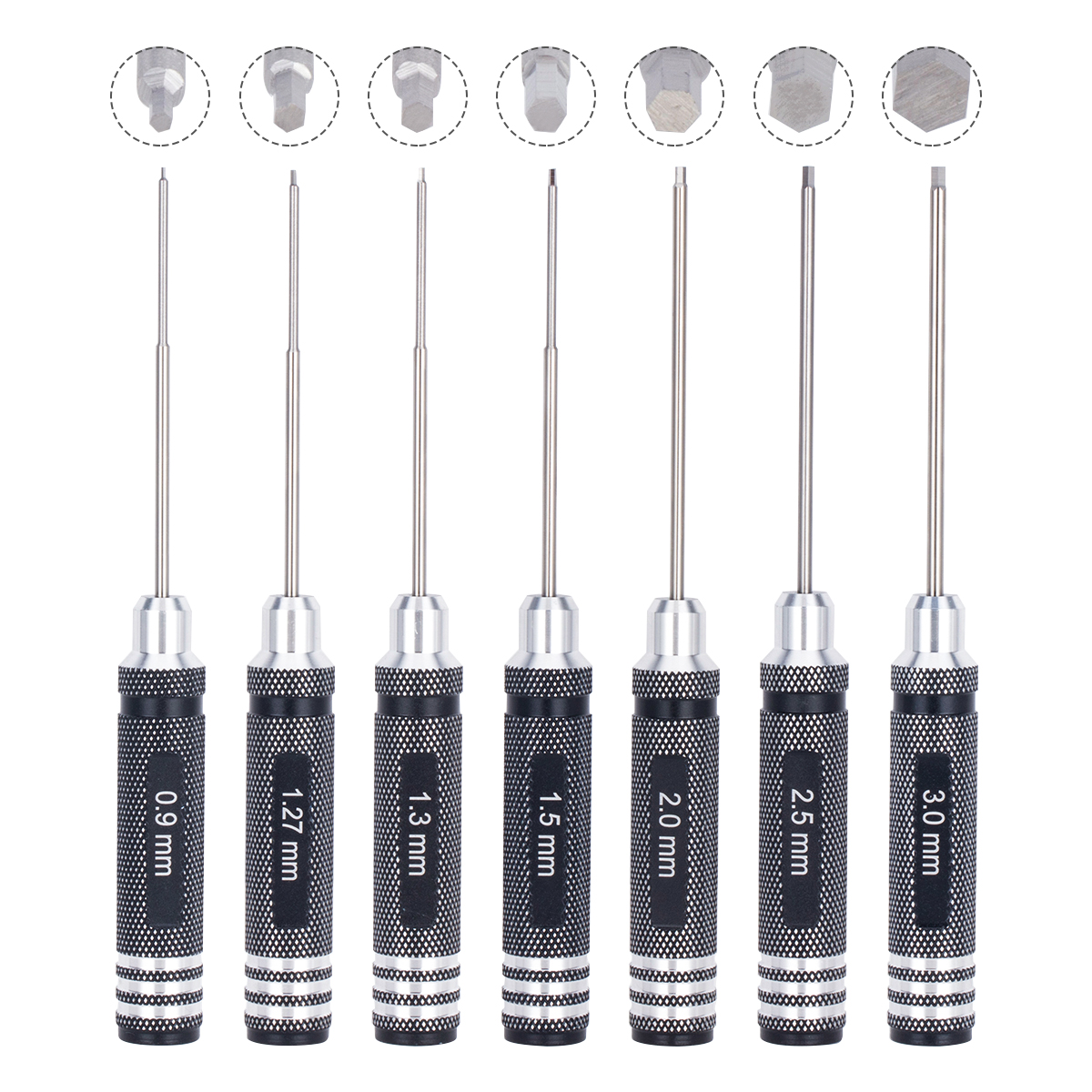 7 IN 1 Steel Hex Socket Profes - Rc Hobby Tools recension och pris