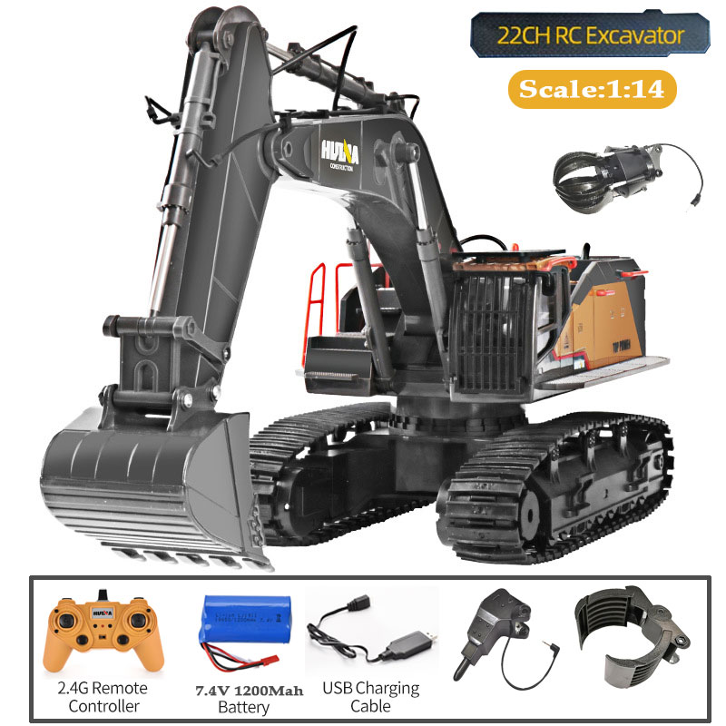 HUINA 1592 Alloy Excavator Tru - Rc Excavator Hydraulic recension och pris