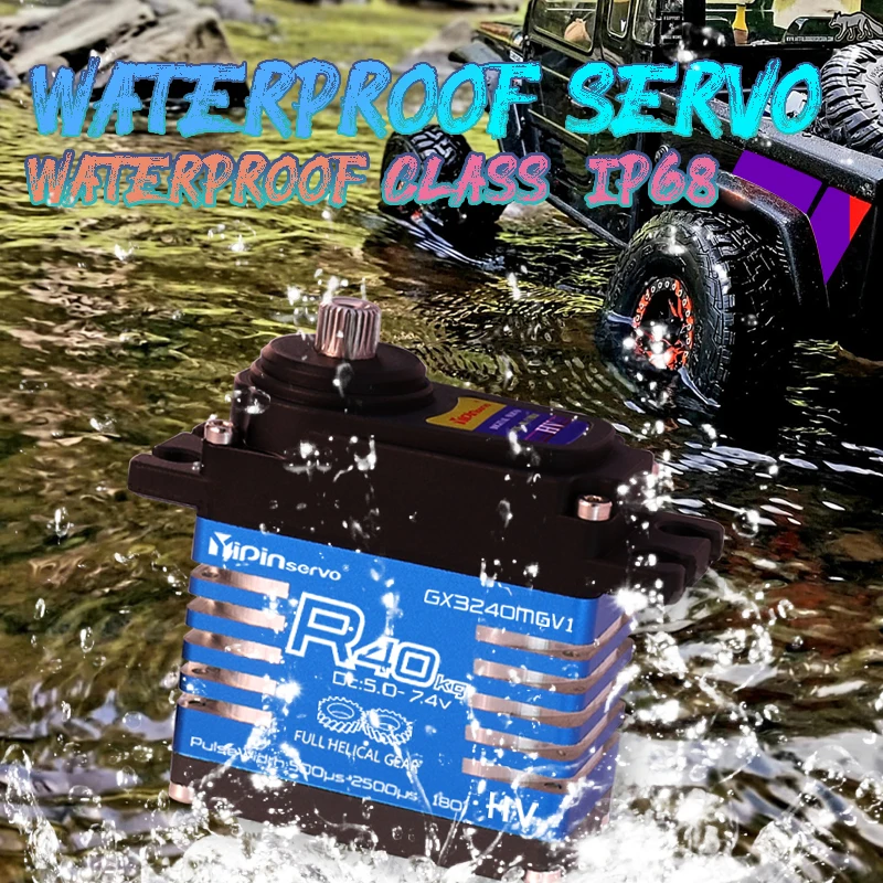 Waterproof IP68 RC Servo 40kg  - Rc Hobby Products recension och pris
