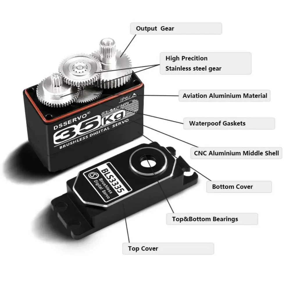 35KG BLS3335 Digital Servo Mot - Rc Hobby Tools recension och pris