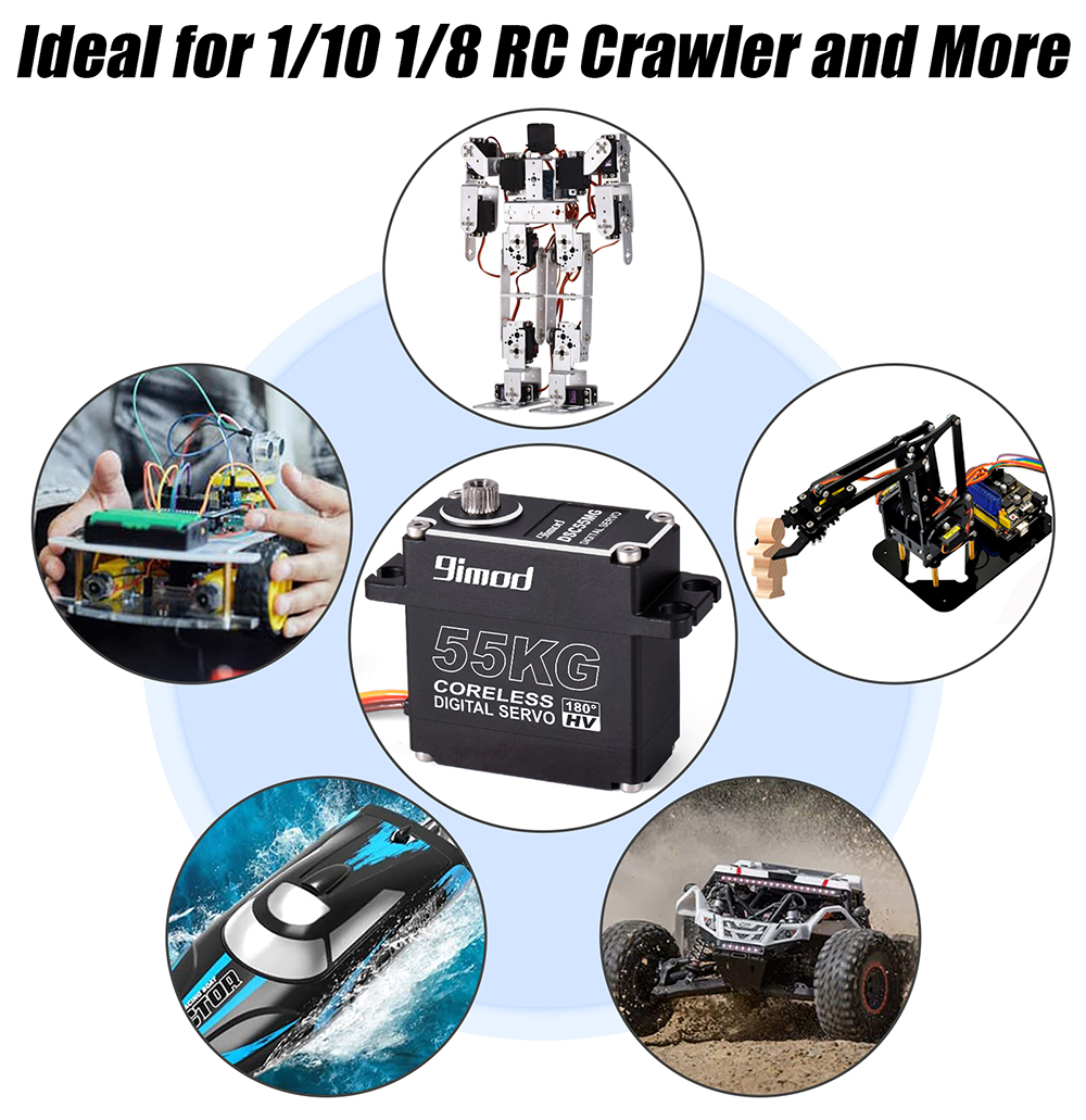 9imod 55kg Waterproof Servo IP - Rc Hobby Tools recension och pris