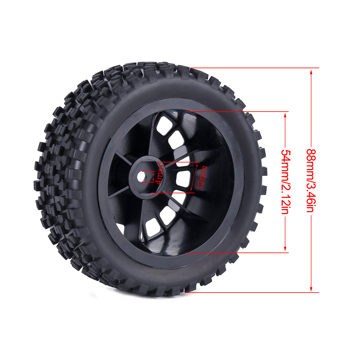 Rc Rally Tires for 1/10 Wltoys - Rc Hobby Tools recension och pris
