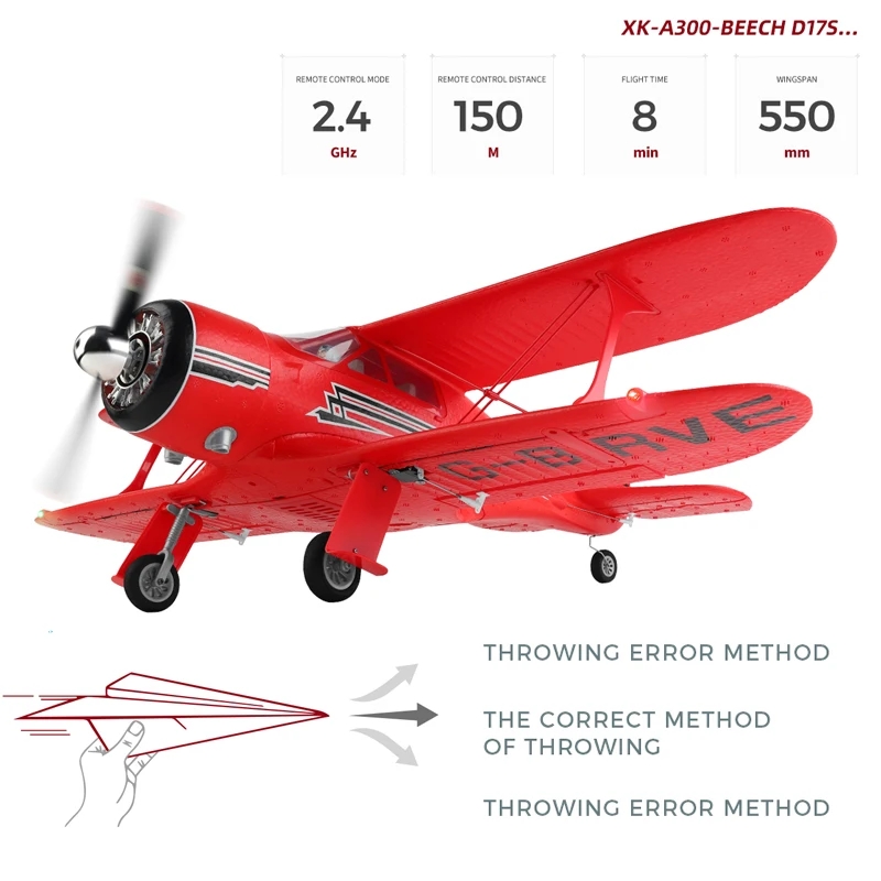 Wltoys XK A300 Rc Plane 2.4G B - Rc Glider Foam Wing recension och pris