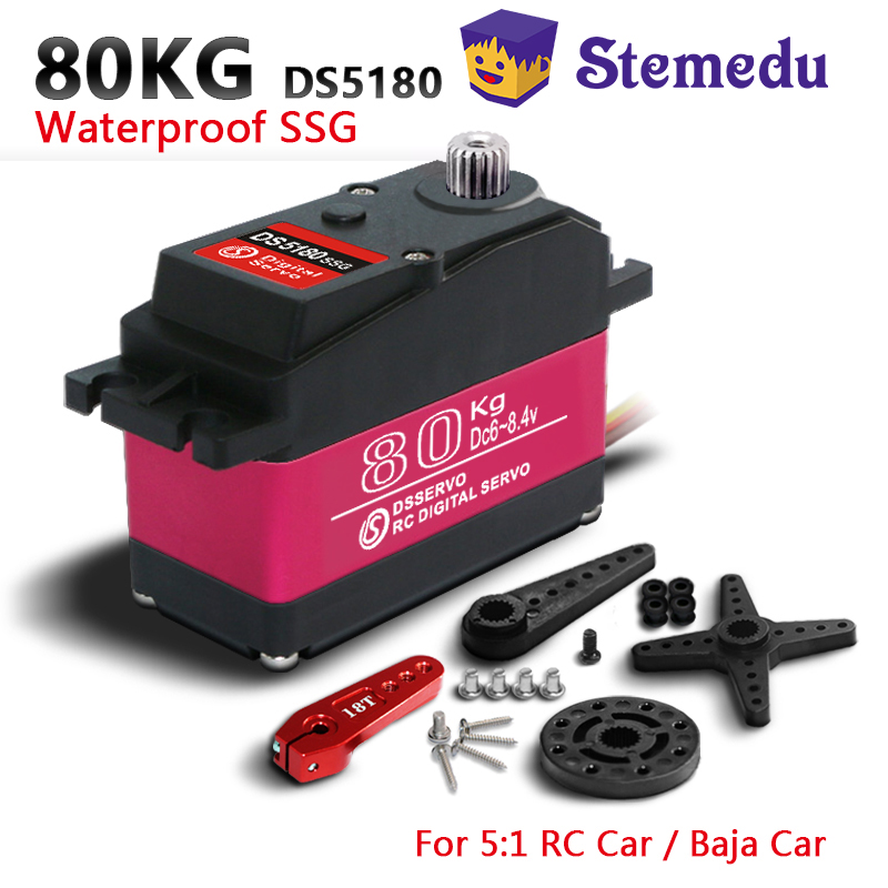 Dsservo Waterproof DS5180 80KG - Rc Hobby Products recension och pris